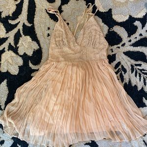 FREE PEOPLE pink/rose chiffon dress size 6